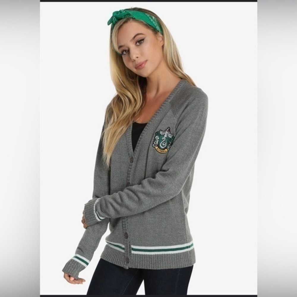 Harry Potter Slytherin Crest Cardigan